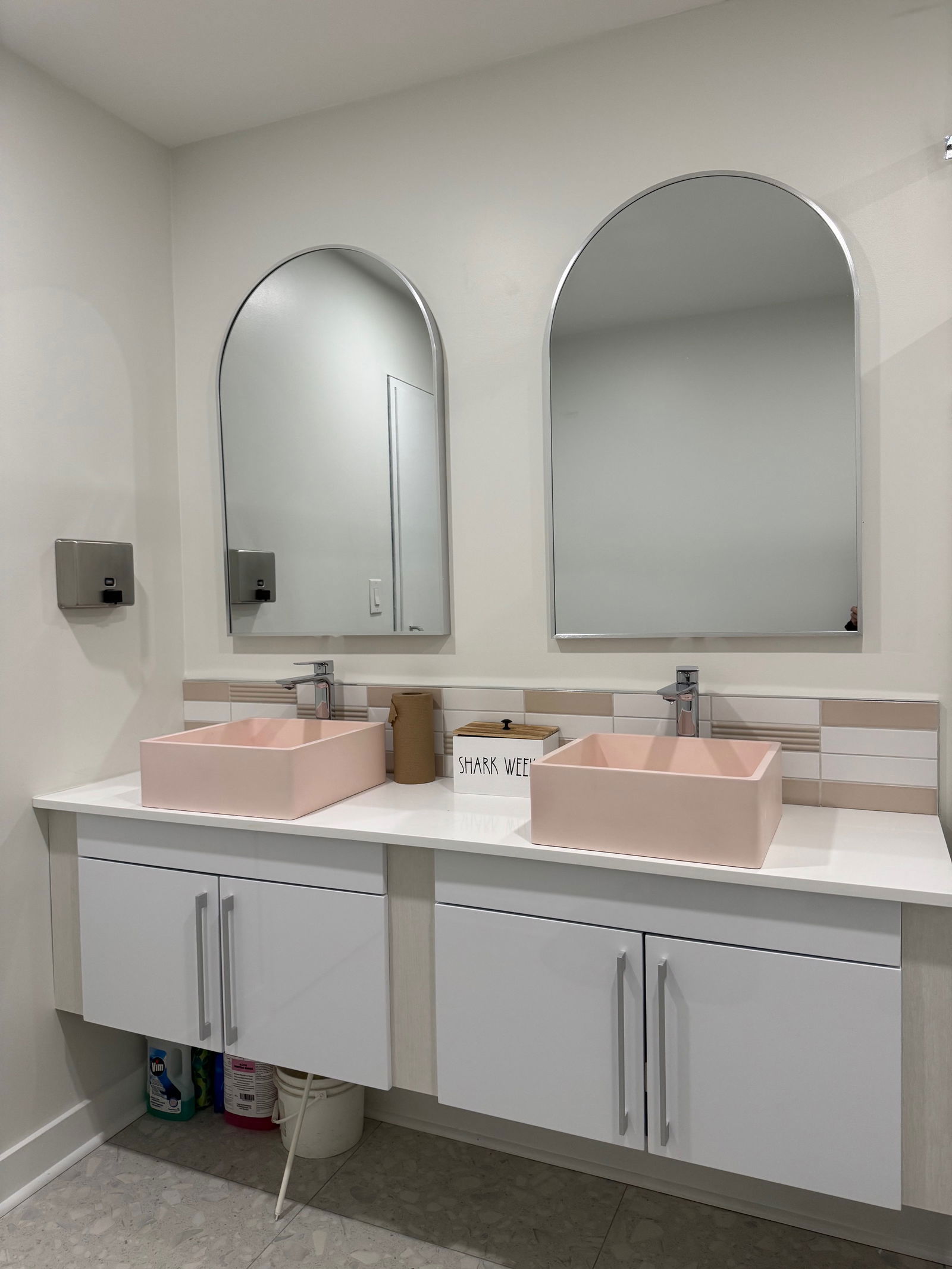 upscale office washroom