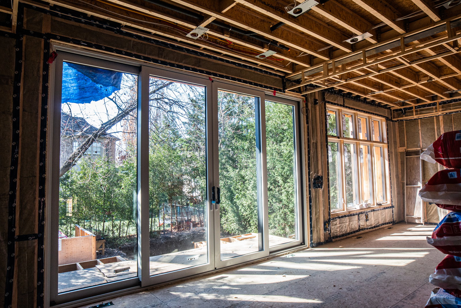 Multi-unit conversion project under construction with modern finishes.