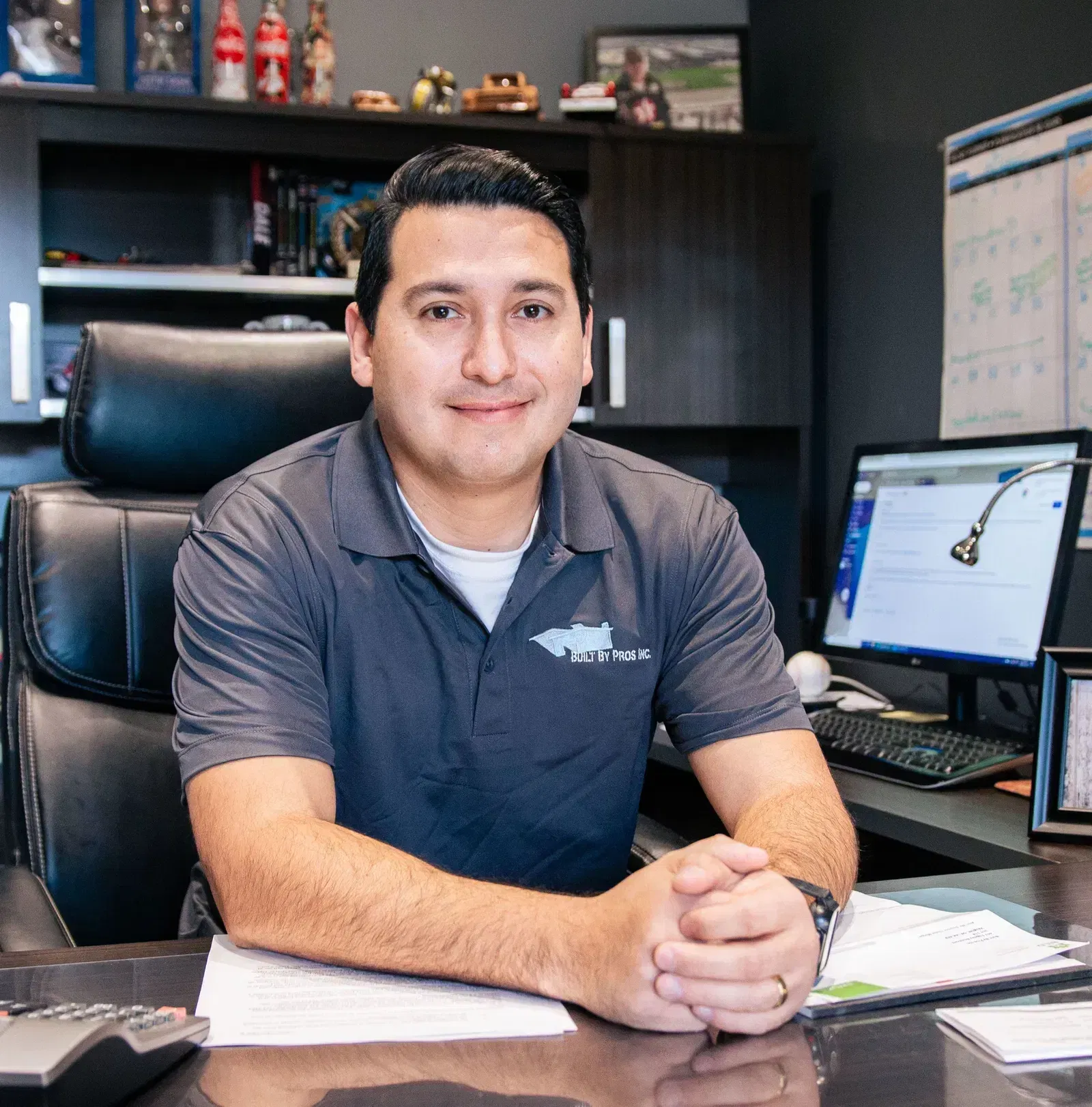 A headshot of Manager of Operations, the Ricardo Lora of Built by Pros Inc.