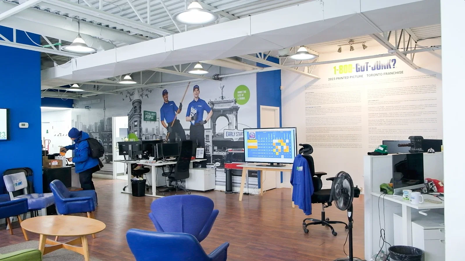 Open-plan office