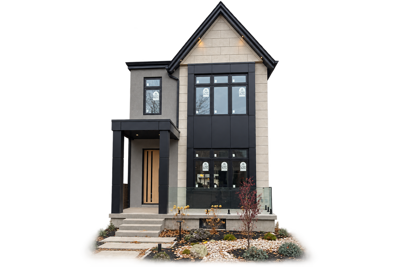 A modern residential home showcasing clean lines and updated siding, reflecting the evolution of Toronto housing.