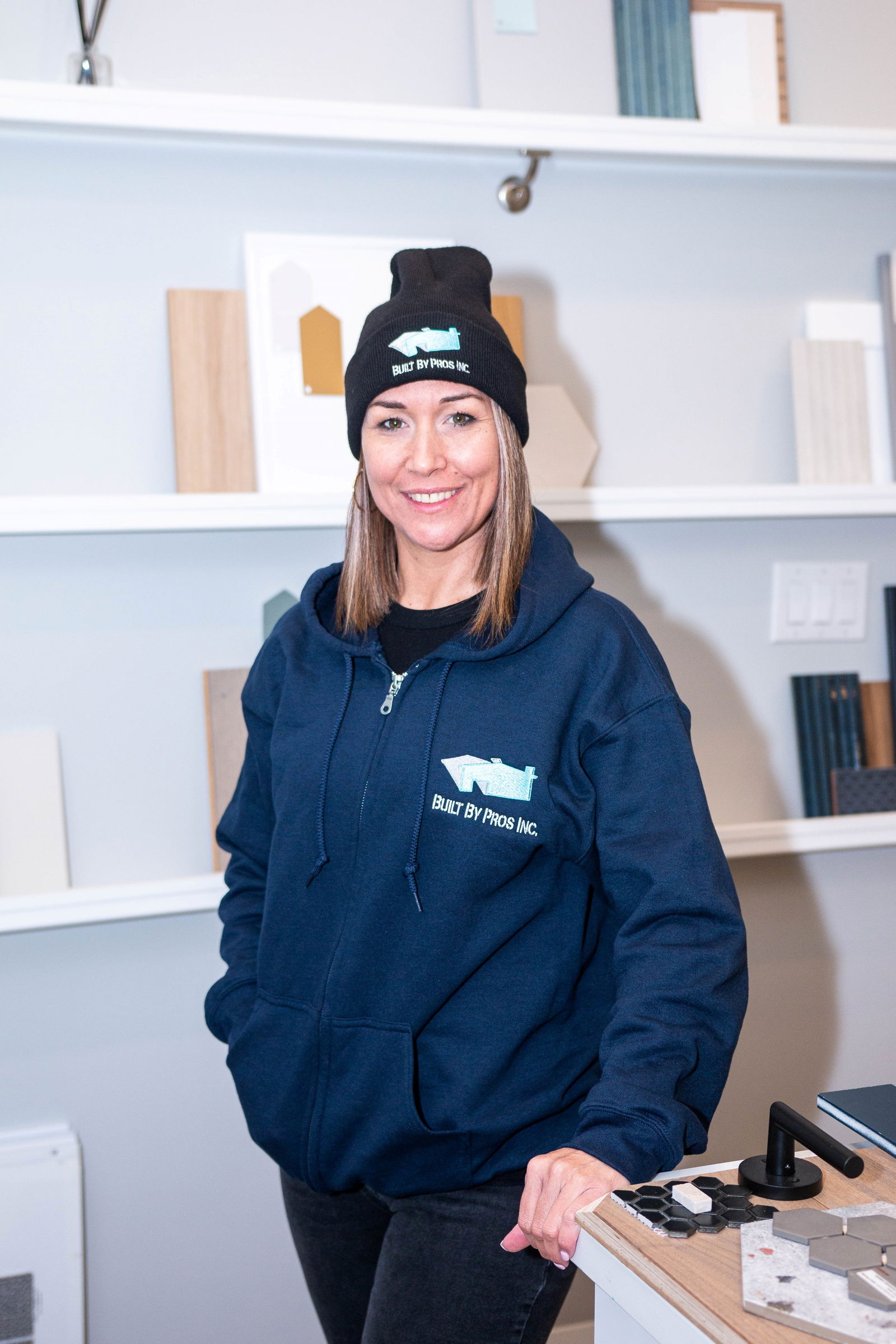 A headshot of Interior Designer, the Petra Tobias of Built by Pros Inc. Commercial